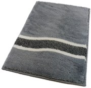 ROUTNER Kúpeľňová predložka LAVELLO Sivá 10407 - Sivá / 60 x 100 cm 10407