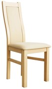 Jedálenská stolička ZOE dub/krémová