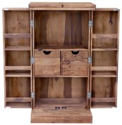 furniture-nabytek.cz - Domáci bar v obývačke 55x110x40 z dreva palisander