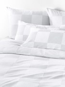 Westwing Crosby Studios, Kockovaná bavlnená obliečka na paplón Damier