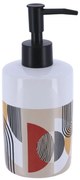 Dávkovač mydla Trendy, kombinácia farieb/s čiernymi prvkami, 320 ml
