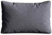 Tmavosivý vankúš na gauč z textílie buklé Kemi – Cosmopolitan Design