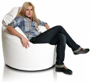 Sedací vak INTERMEDIC Lider ekokoža Farba: E01 - Biela (ekokoža)