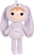 Mojkáčik - Bábika zajačik fialová 48 cm