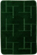 Kúpeľňový koberček TERAMO fľaškovo zelený