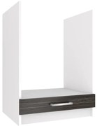 Kuchynská skrinka Belini spodná pre vstavanú rúru 60 cm eben kráľovský bez pracovnej dosky TOR SDP60/0/WT/HK/0/P