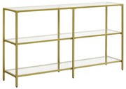 Odkladací stolík LUVOR zlatý