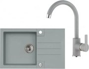 Alveus Set Rock 130 + baterie Tonia set drezu a batérie rock 130 + tonia / 81 betón SETA067