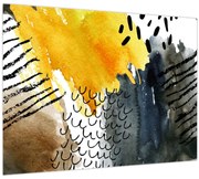 Obraz - Abstraktný akvarel (70x50 cm)