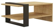 Konferenčný stolík Yonca Anthracite and Sapphire Oak