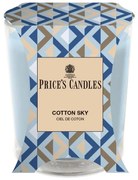 Price´s Price's vonná svíčka ve skle Cotton Sky - hoření 45h