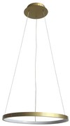 Candellux Zlaté LED závesné svietidlo Lune okrúhly 40cm 25W 31-76120