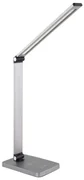 Stolná lampa Platinet 10 W, bezdrôtové nabíjanie + USB, strieborná