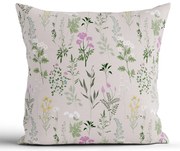 Bavlnená obliečka na vankúš Renforcé 40 × 40 cm - Bianca béžová