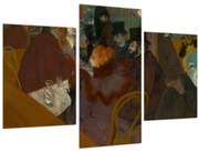 Obraz - Henri de Toulouse-Lautrec, At the Moulin Rouge, reprodukcia (90x60 cm)