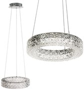 Toolight Toolight, LED závesné osvetlenie 28cm, 12W, 4000K, MS003-CP, chrómová, OSW-09613