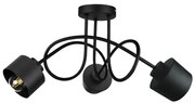 Prisadený luster SIMPLY BLACK 3xE27/60W/230V
