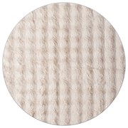 Béžový prateľný okrúhly koberec ø 120 cm Bubbly – Oyo Concept