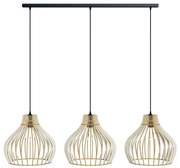 Luster na lanku BARREL 3xE27/24W/230V