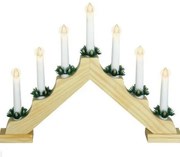 Drevený svietnik Advent, 41 x 30 x 5,5 cm