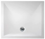 Sprchová vanička obdĺžniková Roth 90x80 cm liaty mramor MAN SQ 080090 2E