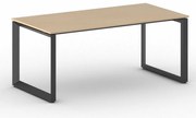 Kancelársky stôl PRIMO INSPIRE, 180x90 cm, čierna podnož, buk