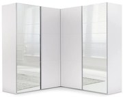 Rohová Skriňa Merida Biela /Zrkadlo