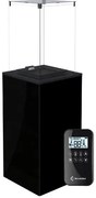 Plynový ohrievač s diaľkovým Patio Mini Glass Black