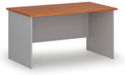 Kancelársky písací stôl PRIMO GRAY, 140x80 cm, sivá/čerešňa