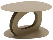 Béžový kovový konferenčný stolík 55x66 cm Tonda – Spinder Design