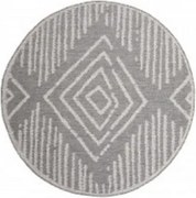 Koberec ARRUBA 4902 sivý kruh