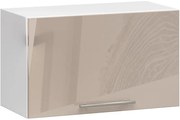 Horná kuchynská skrinka OLIWIA W60OK biela / cappuccino, lesk