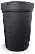 Sud na dažďovú vodu, priemer 64,8 cm, 210 l, čierna