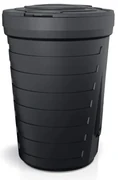 Sud na dažďovú vodu, priemer 64,8 cm, 210 l, čierna
