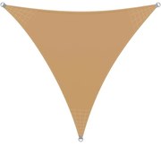 Tieniaca plachta celta trojuholník 5x5x5m 220g/m piesková