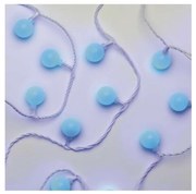 LED Vianočná vonkajšia reťaz 40xLED/9m IP44 modrá