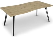 Stôl Log TB 90x180 artisan/čierny