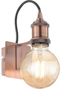 Ideal Lux - Nástenná lampa FRIDA 1xE27/60W/230V meď