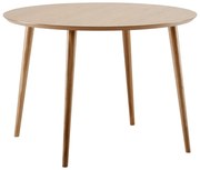 Jedálenský stôl v dubovom dekore Woodman Cloyd, ø 100 cm