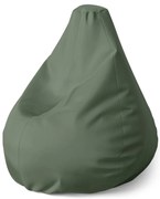 Sedací vak Pear vojenská zelená 2 - detský, zelená