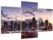 Obraz metropoly s mrakodrapmi (90x60 cm)