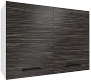 Kuchynská skrinka Belini horná 80 cm eben kráľovský  TOR SG80/1/WT/HK/0/B1