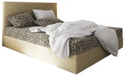Manželská posteľ  Boxspring 140 cm Lilac (vzor + béžová) (s matracom a úložným priestorom). Vlastná spoľahlivá doprava až k Vám domov. 1046639
