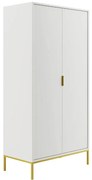 Skriňa Austin Biela/Zlatá