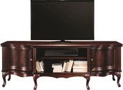 Rustikálny TV stolík Wersal W-RTV/D - wenge