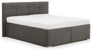 DREVONA® Manželská posteľ 160 cm  DOMINIKA, sivohnedá Aston WR 6 Taupe