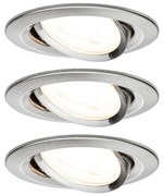 Paulmann 93652 - SADA 3x LED GU10/6,1W IP23 Kúpeľňové podhľadové svietidlo 230V W4455