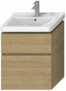 Kúpeľňová skrinka pod umývadlo Jika Cubito 59x42,7x68,3 cm dub H40J4234025191