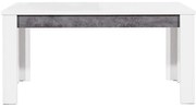 Stôl Brando B10 Biela/Betón
