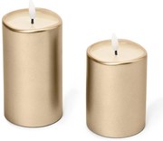LED sviečky s výplňou z pravého vosku